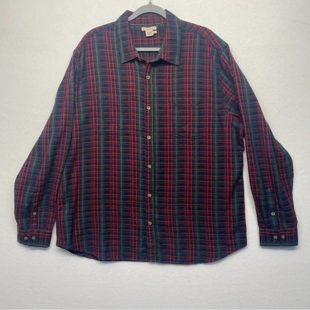 Carbon 2 Cobalt Button Down Shirt XL Red‎